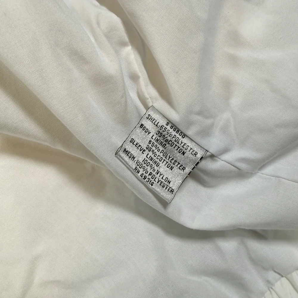 Gear For Sports 2002 Winter Olympics Windbreaker Jacket Small White Vintage